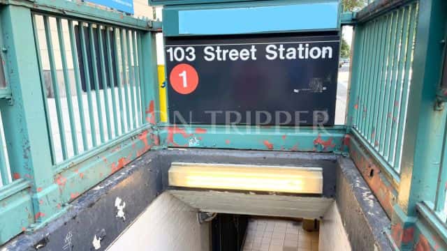 HI New York City Hostelの最寄駅(筆者撮影)