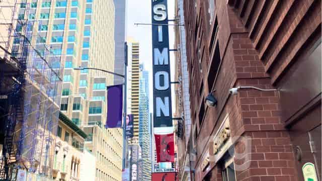 筆者撮影:Neil Simon Theatreの外観