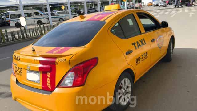 DiDiで配車したオアハカのタクシー(筆者撮影)