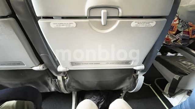 Viva Aerobus(ビバアエロブス)の座席:筆者撮影