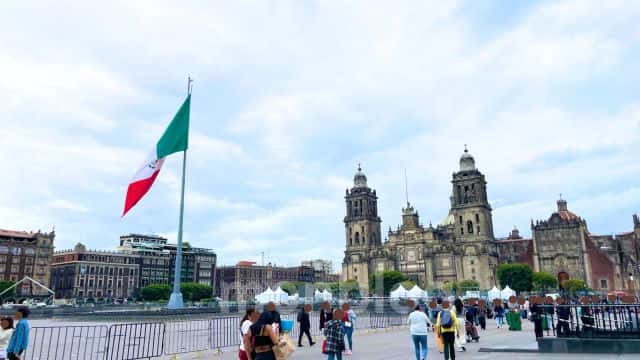 メキシコシティ セントロの様子(筆者撮影)