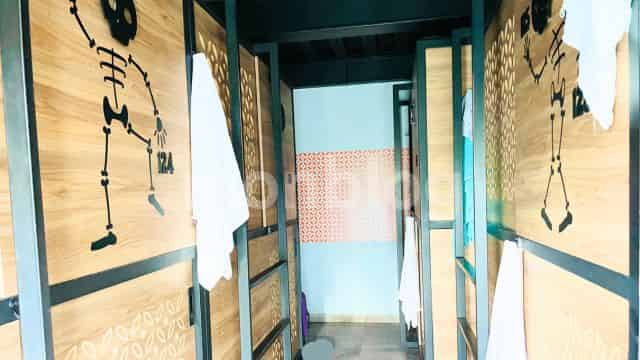 Barrio downtown mexico city hostelの部屋の様子(筆者撮影)